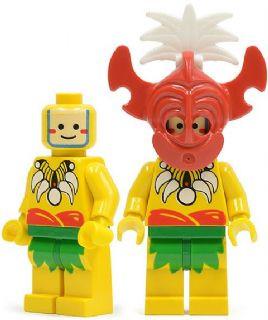 LEGO Minifigure-Islander, King Kahuka-Pirates / Pirates I / Islanders-PI068-Creative Brick Builders